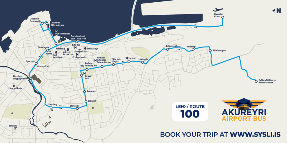 New schedule for the Airport Bus from the 1st of June 2024 and a new route map
